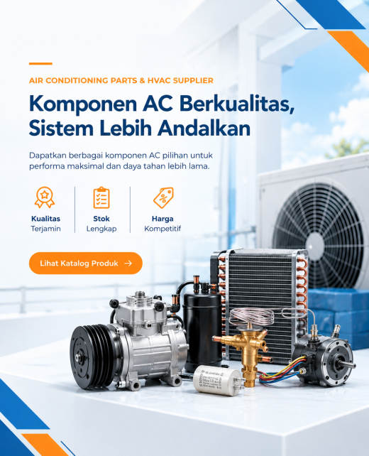 Professional HVAC Parts Poster